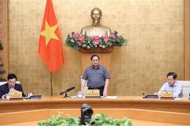 Thủ tướng Phạm Minh Chính chủ trì phiên họp. (Ảnh: Dương Giang/TTXVN)