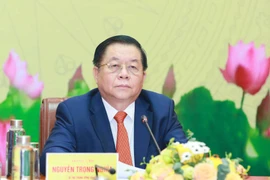 Bí thư Trung ương Đảng, Trưởng Ban Tuyên giáo Trung ương Nguyễn Trọng Nghĩa. (Ảnh: Phương Hoa/TTXVN)
