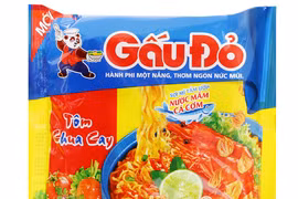 Mỳ Gấu Đỏ tôm chua cay.
