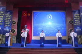 Nghi thức khai mạc diễn đàn. (Ảnh: Chương Đài/TTXVN)