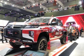 Hầu hết thương hiệu ôtô tham gia Vietnam Motor Show 2022 đều tung ra mẫu xe mới nhất. (Ảnh: Mỹ Phương/TTXVN)