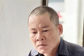 Bị can Trương Văn Ất tại cơ quan điều tra. Ảnh: TTXVN phát