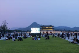 Quảng trường Gwanghwamun. (Ảnh: Anh Nguyên/TTXVN)