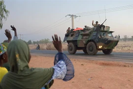 Binh sỹ Pháp rời Bamako, Mali, ngày 15/1/2013. (Ảnh: AFP/ TTXVN)