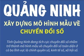 [Infographics] Quảng Ninh xây dựng mô hình mẫu về chuyển đổi số