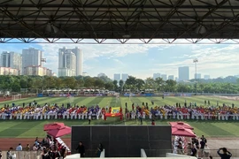 Lễ khai mạc giải bóng đá học sinh THPT Hà Nội - An ninh Thủ đô lần thứ XXI - 2022 Cúp Number 1 Active sáng ngày 27/11