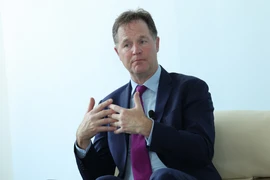 Ông Nick Clegg - Chủ tịch phụ trách Đối ngoại toàn cầu Meta. (Ảnh: Minh Sơn/Vietnam+)