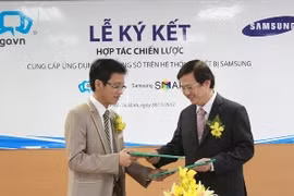 Việc hợp tác giữa go.vn và Samsung Vina sẽ giúp người dùng thoải mái xem phim trên Samsung SmartTV. (Nguồn: go.vn)