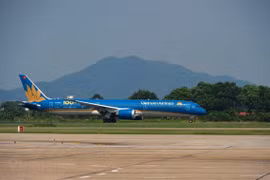 Máy bay của hãng hàng không Vietnam Airlines. (Ảnh: Việt Hùng/Vietnam+)