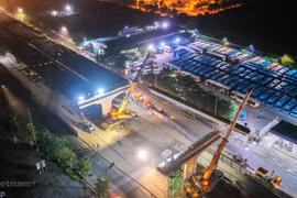 Lùi tiến độ hoàn thành dự án cầu cạn đoạn Mai Dịch-Nam Thăng Long