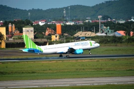 Máy bay của hãng hàng không Bamboo Airways. (Ảnh: Hoàng Anh/Vietnam+)