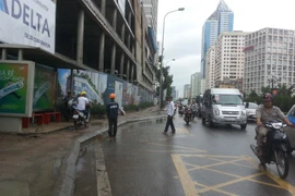 Hiện trường vụ việc. (Ảnh: PV/Vietnam+)