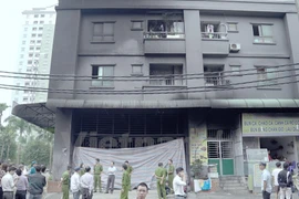 Tòa nhà CT4 khu đô thị Xa La là một trong nhiều chung cư "sợ lửa" của Hà Nội (Ảnh: Sơn Bách/Vietnam+) 