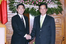 Thủ tướng Nguyễn Tấn Dũng tiếp Bộ trưởng Ngoại giao Nhật Bản