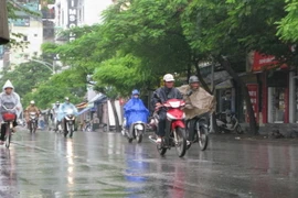 Các vùng trên cả nước có mưa rải rác trong hai ngày cuối tuần