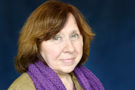 Nhà văn người Belarus Svetlana Alexievich. (Nguồn: Getty Images)