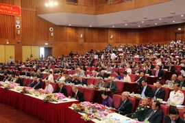 Đại hội đại biểu Đảng bộ tỉnh Bà Rịa-Vũng Tàu lần thứ VI, nhiệm kỳ 2015-2020. (Ảnh: Đoàn Mạnh Dương/TTXVN)