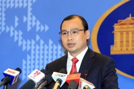 Người Phát ngôn Bộ Ngoại giao Lê Hải Bình. (Ảnh: An Đăng/TTXVN)