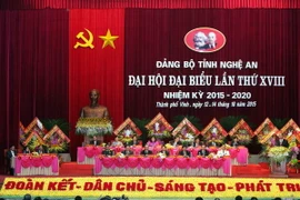 Quang cảnh Đại hội, sáng 13/10. (Ảnh: Thanh Tùng/TTXVN)