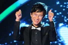 Trần Hữu Kiên trong niềm vui chiến thắng. (Ảnh: BHD)