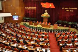 Quang cảnh bế mạc hội nghị. (Ảnh: Trí Dũng/TTXVN)