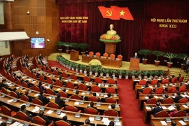 Quang cảnh bế mạc hội nghị. (Ảnh: Trí Dũng/TTXVN)