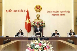 Chủ tịch Quốc hội Vương Đình Huệ phát biểu khai mạc. (Ảnh: An Đăng/TTXVN) 