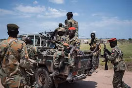 Binh sỹ được triển khai tại khu vực Alole (Nam Sudan). (Ảnh: AFP/TTXVN) 