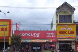 Thửa đất của nhà nước cho ông Lâm mượn, sau đó ông này cho hãng Concung.com thuê. (Ảnh: Cao Nguyên/TTXVN)