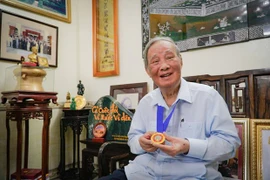 Nguyên Ủy viên Bộ Chính trị, nguyên Trưởng ban Kinh tế Trung ương, nguyên Trưởng ban Dân vận Trung ương Vũ Oanh. (Nguồn: Vietnam+) 