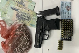 Tang vật vụ án. (Ảnh: TTXVN phát)