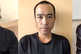 Từ trái qua phải: Nguyễn Văn Vui (Trinh lé); Nguyễn Hoài Phú (Phú Phỉ) và Lê Văn Nghĩa (Nghĩa Bù). (Nguồn: congan.angiang.gov.vn)