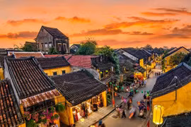 Một góc trung tâm phố cổ Hội An. (Ảnh: CTV/Vietnam+)