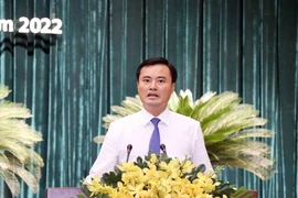 Ông Bùi Xuân Cường được bầu giữ chức Phó Chủ tịch UBND Thành phố Hồ Chí Minh. (Ảnh: Xuân Khu/TTXVN)
