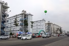 Một góc đô thị ở thị xã Bến Cát, Bình Dương. (Ảnh: Quách Lắm/TTXVN)