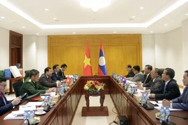 Quang cảnh hội đàm. (Ảnh: Phạm Kiên/TTXVN)
