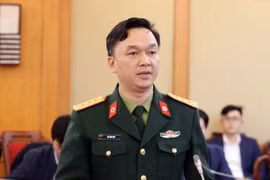 Thượng tá Hồ Anh Sơn, Phó Giám đốc Viện Nghiên cứu Y dược học quân sự-Học viện Quân y. (Ảnh: TTXVN/phát)