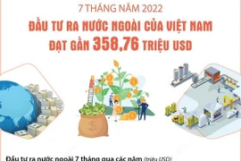 Đầu tư ra nước ngoài của Việt Nam trong 7 tháng đạt gần 359 triệu USD