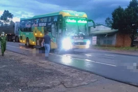 Hiện trường vụ tai nạn. (Nguồn: atgt.baogiaothong.vn)