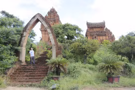 Di tích quốc gia đặc biệt tháp Po Klong Garai ở phường Đô Vinh, thành phố Phan Rang-Tháp Chàm. (Ảnh: Nguyễn Thành/TTXVN)