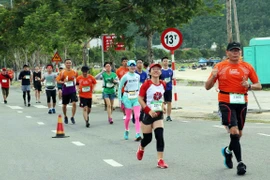 Các vận động viên tranh tài trên đường chạy Marathon Quốc tế Đà Nẵng 2019. Ảnh minh họa. (Ảnh: Trần Lê Lâm/TTXVN)