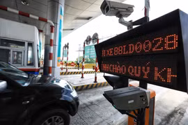 Tuyến đường cao tốc Hà Nội-Hải Phòng thực hiện thu phí tự động không dừng bắt đầu từ ngày 1/6. (Ảnh: Tuấn Anh/TTXVN) 