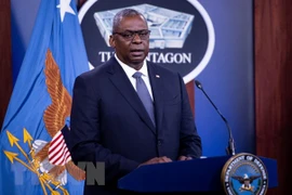 Bộ trưởng Quốc phòng Mỹ Lloyd Austin. (Ảnh: AFP/TTXVN)