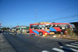 Hiện trường vụ tai nạn. (Nguồn: Báo Tuổi trẻ)