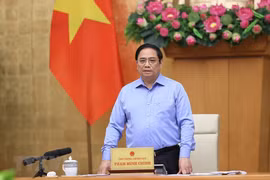 Thủ tướng Phạm Minh Chính chủ trì phiên họp. (Ảnh: Dương Giang/TTXVN) 