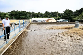 Nhà máy xử lý nước thải tập trung khu công nghiệp Biên Hòa 2, thành phố Biên Hòa. (Ảnh: Hồng Đạt/TTXVN)