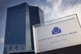 Trụ sở Ngân hàng Trung ương châu Âu (ECB) tại Frankfurt am Main, Đức. (Ảnh: AFP/TTXVN) 
