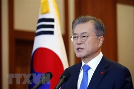 Tổng thống Hàn Quốc Moon Jae-in. (Nguồn: Yonhap/TTXVN)