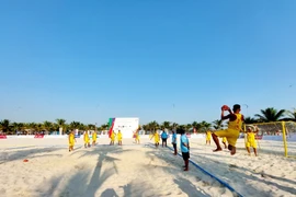 Các đội tham gia ngang sức, do vậy đội tuyển Việt Nam sẽ phải nỗ lực nhiều hơn để giữ vị trí vô địch. (Ảnh: Thanh Vân/TTXVN) 