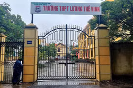 Trường THPT Lương Thế Vinh (thành phố Cẩm Phả, tỉnh Quảng Ninh). (Ảnh: Thanh Vân/TTXVN)